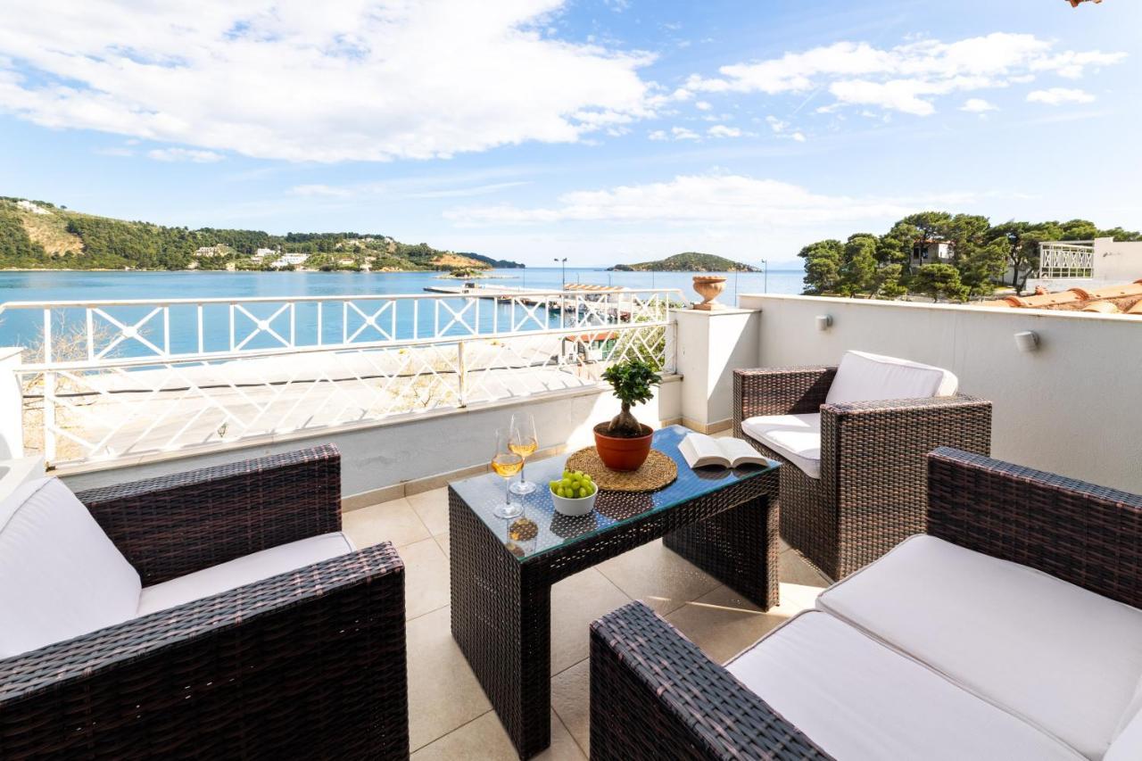 Casa Blue Sea View, Philian Collection Apartment Skiathos Town Ngoại thất bức ảnh